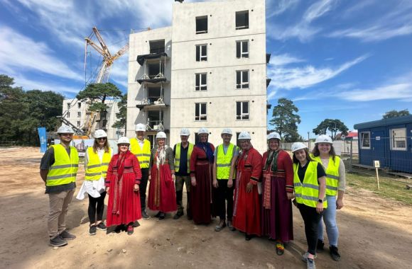 Pillar Contractor projektā Ventspilī nosvinēti spāru svētki