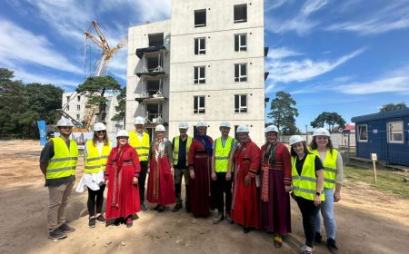 Pillar Contractor projektā Ventspilī nosvinēti spāru svētki