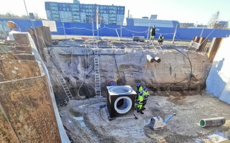 Pillar Contractor būvē jaunas ielas New Hanza teritorijā