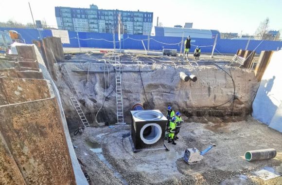 Pillar Contractor būvē jaunas ielas New Hanza teritorijā